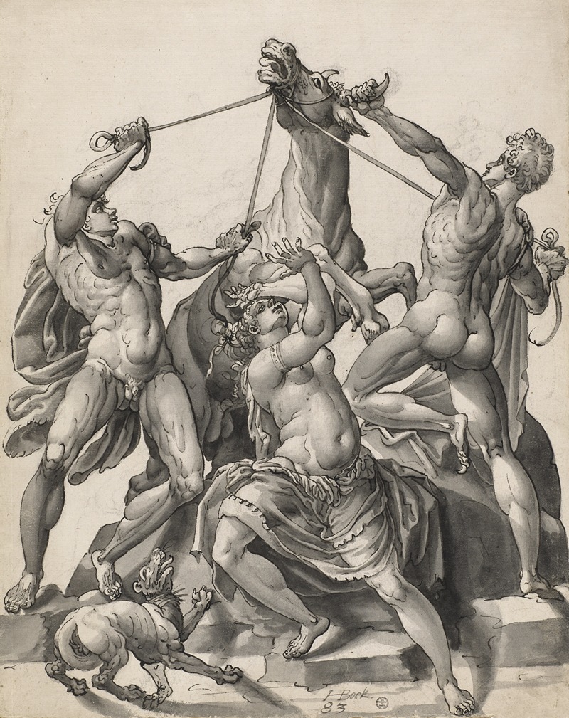 Hans Bock the Elder - The Farnese Bull