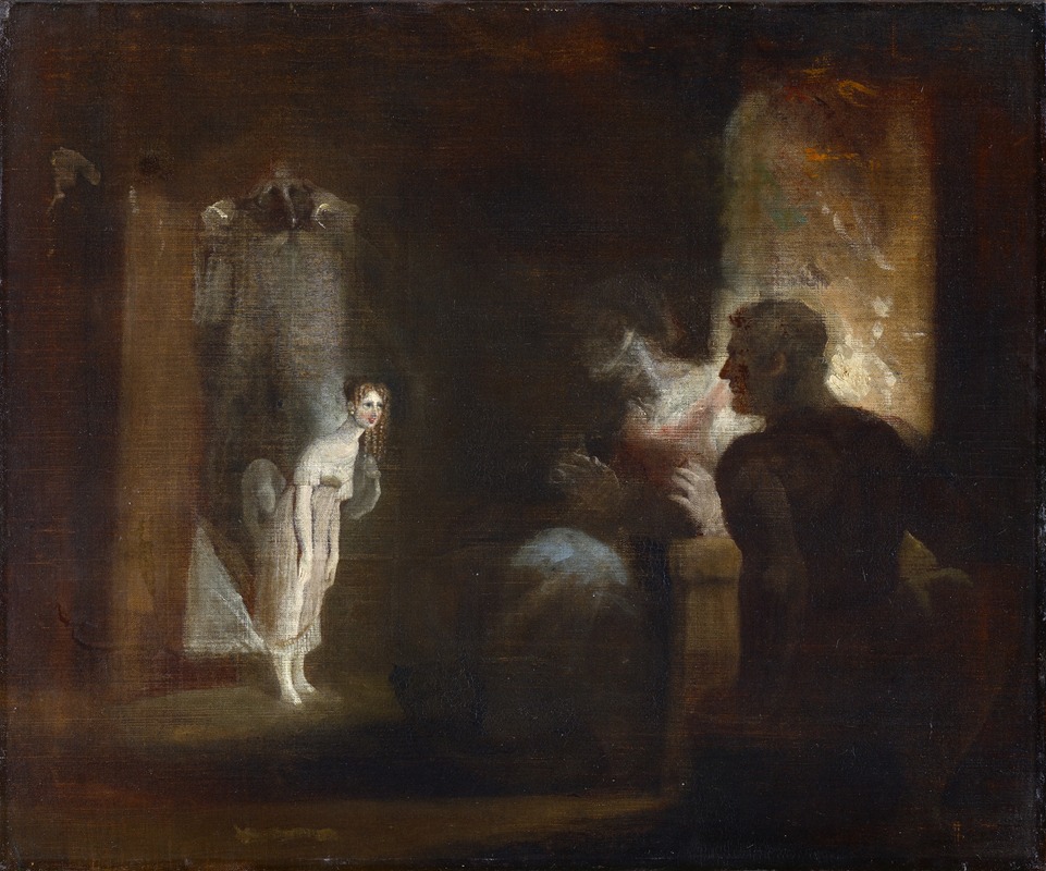 Henry Fuseli - Undine Enters the House of the Fisherman and His Wife