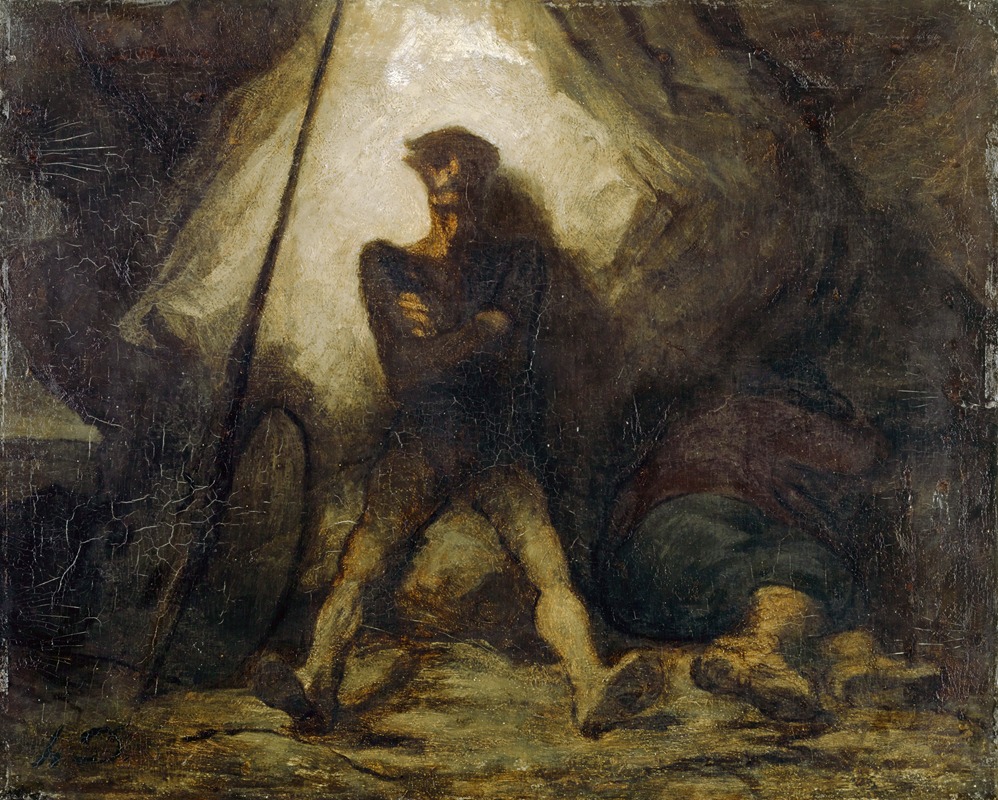 Honoré Daumier - Don Quixote’s Vigil