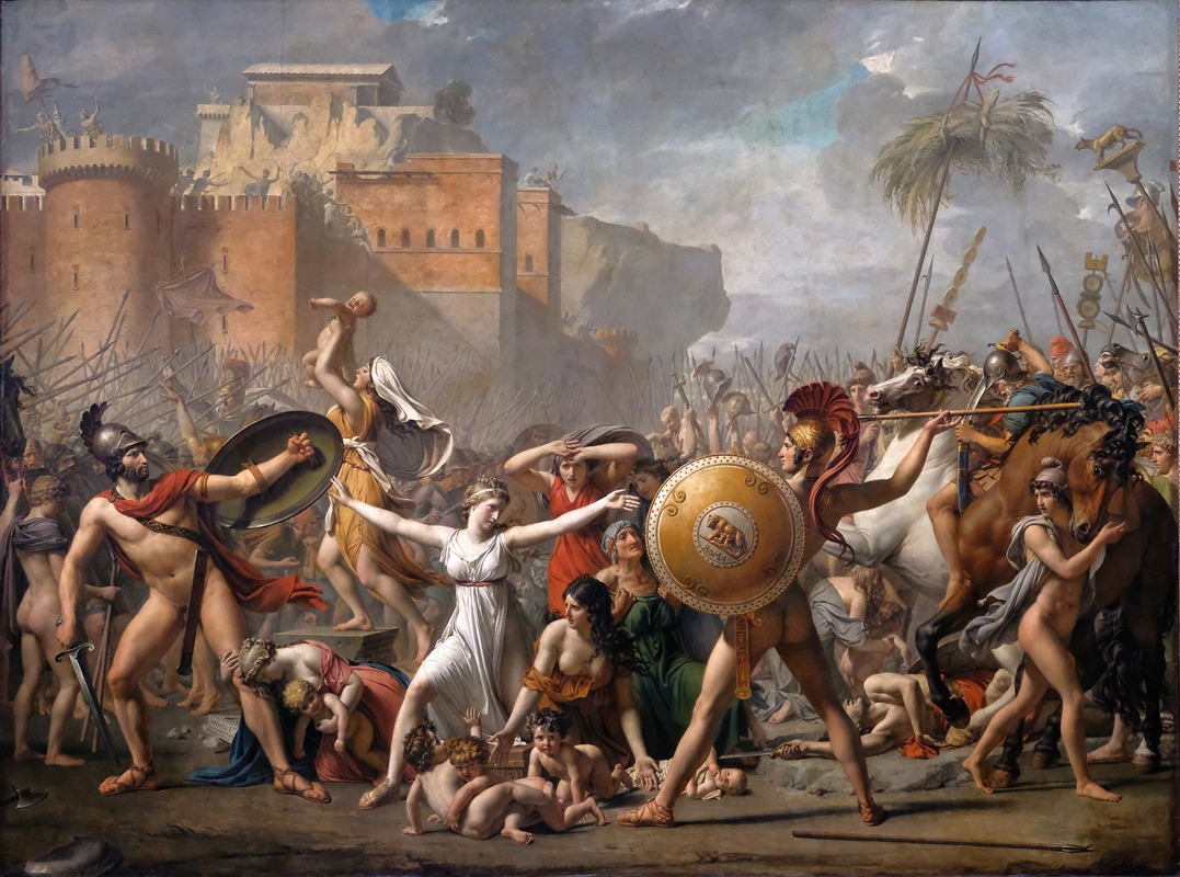 Jacques Louis David - The Intervention Of The Sabine Women