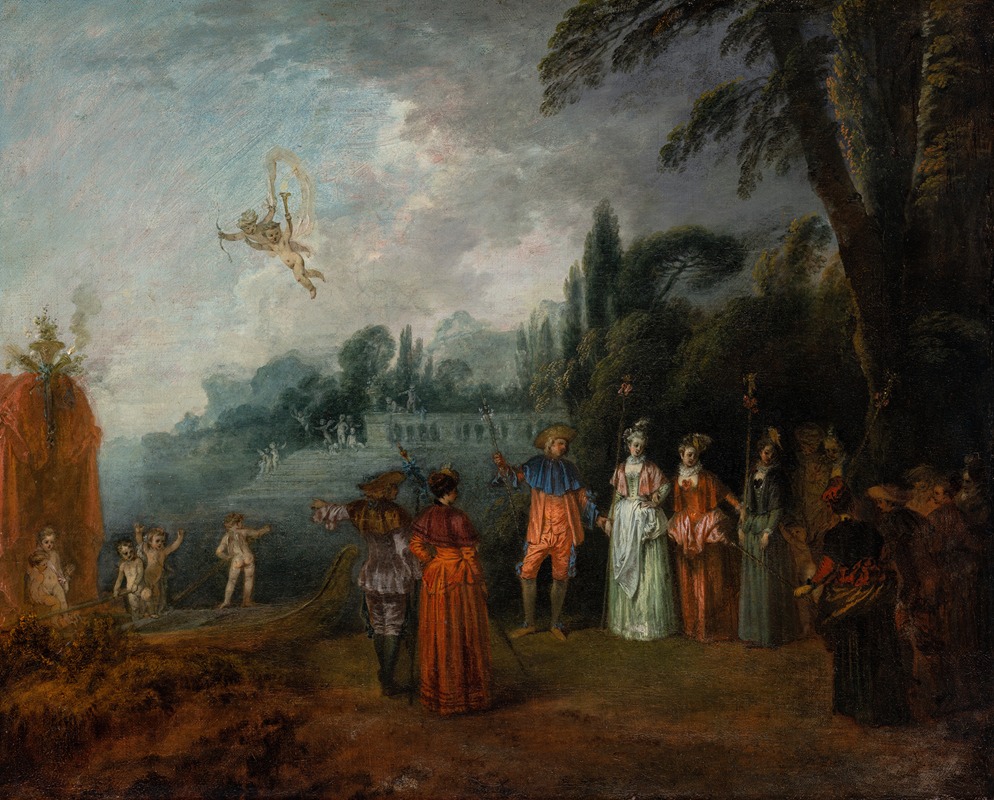 Jean-Antoine Watteau - The Embarkation for Cythera