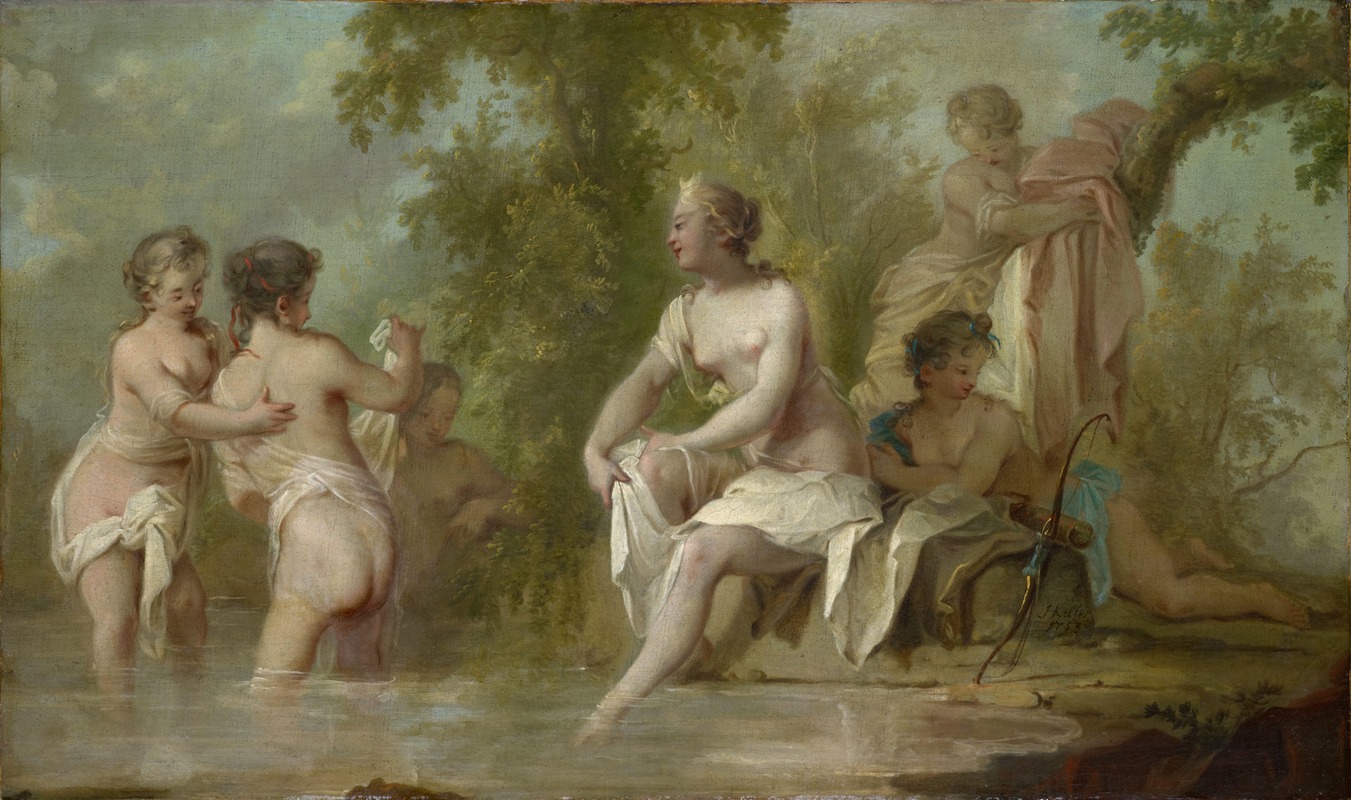 Johann Heinrich Keller - The Bath of Diana