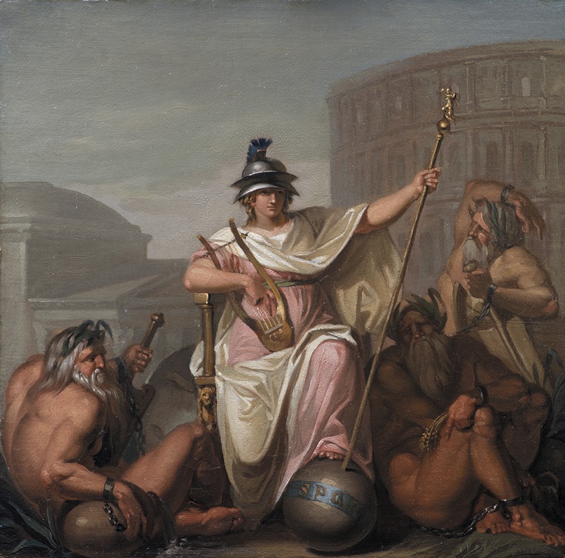 Nicolai Abildgaard - Rome as Ruler of the World