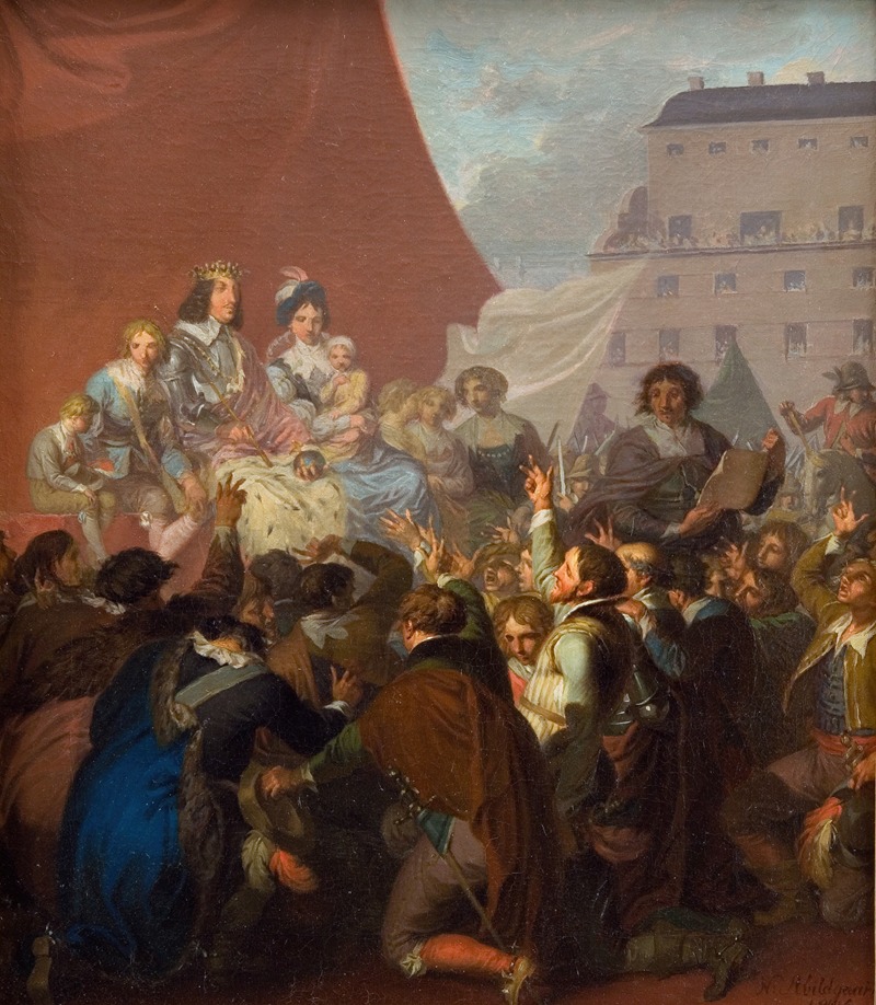 Nicolai Abildgaard - The Oath of Fealty in 1660