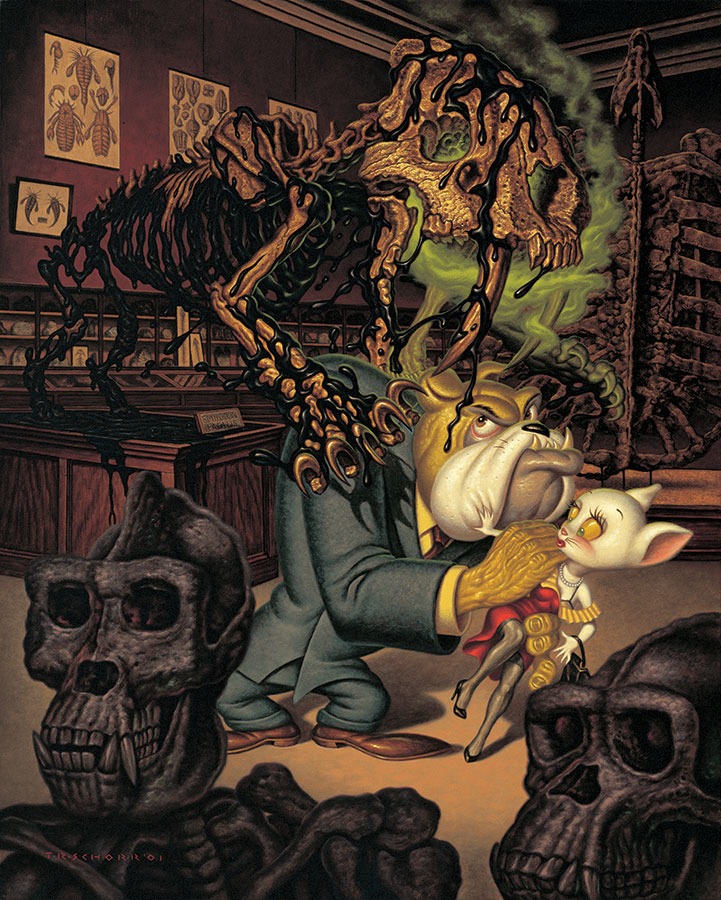 Todd Schorr - Tar Pit Kitty