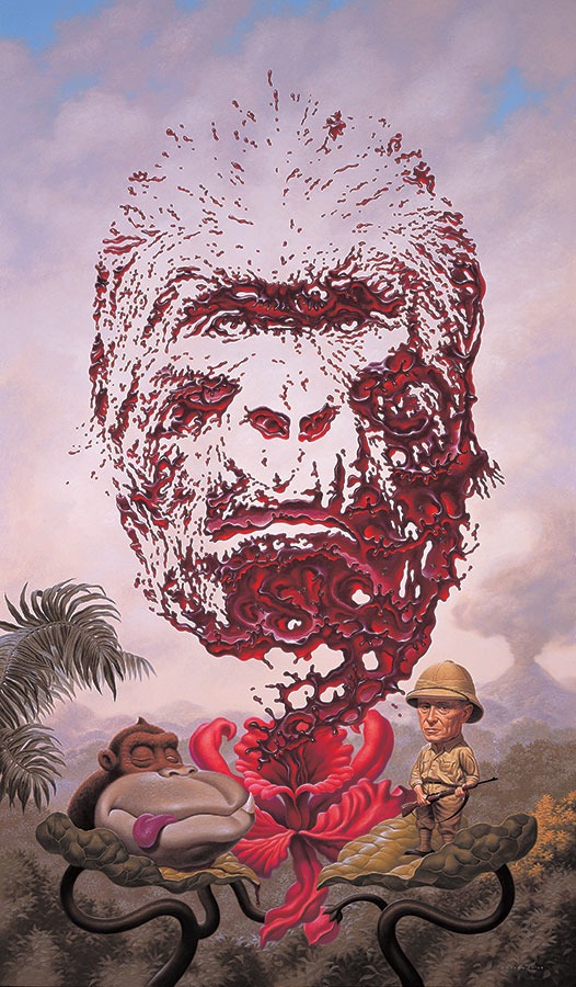 Todd Schorr - The Anguish Of Carl Akeley