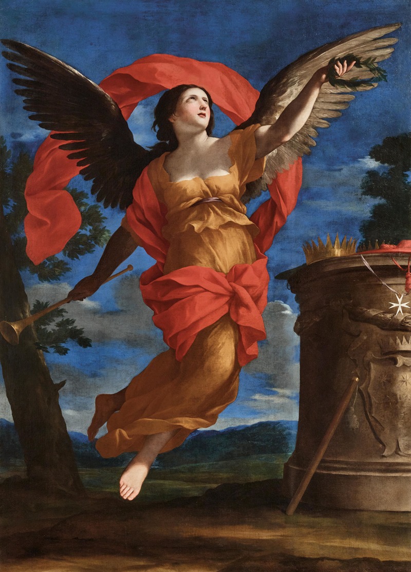 Giovanni Francesco Romanelli - Allegory of Fame