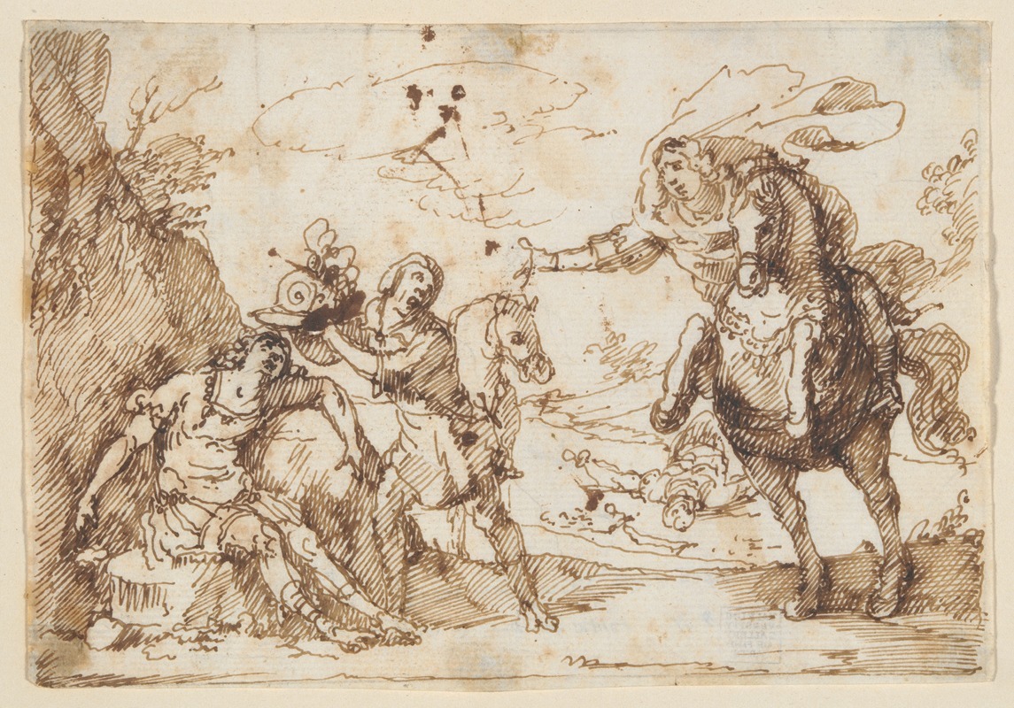 Francesco Allegrini - Scene from Tasso’s Gerusalemme Liberata