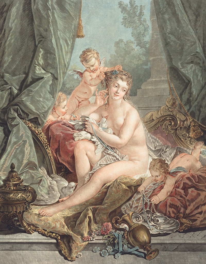 Jean François Janinet - La toilette de Venus