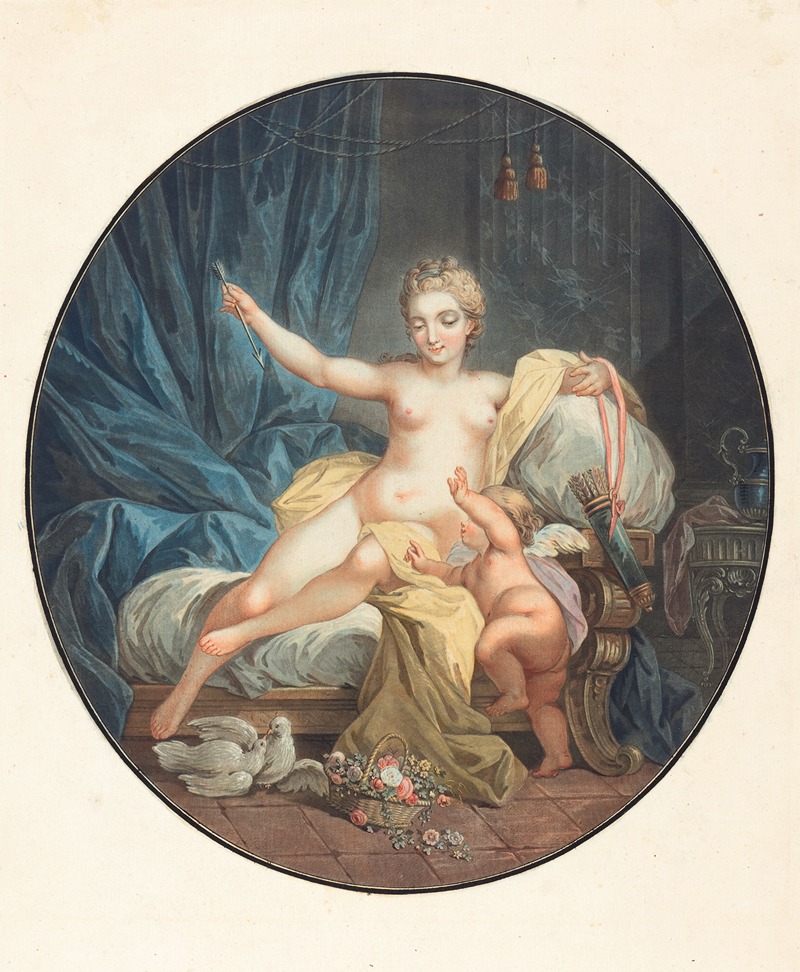Jean François Janinet - Venus desarmant l’amour