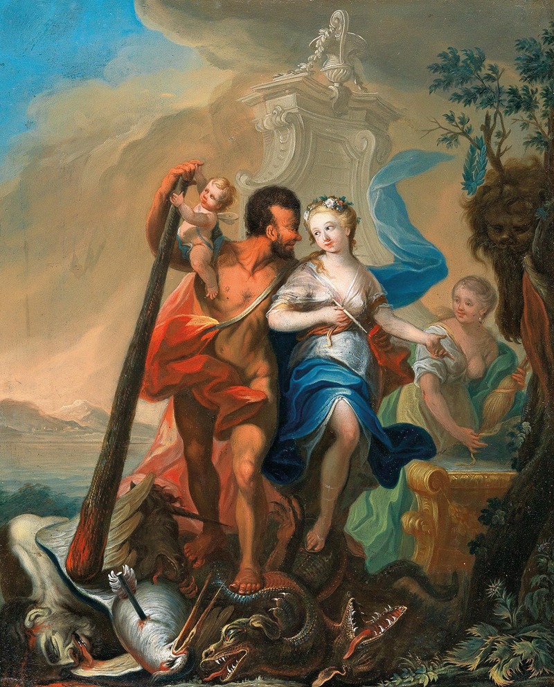 Josef Adam Ritter von Mölck - Perseus saving Andromeda