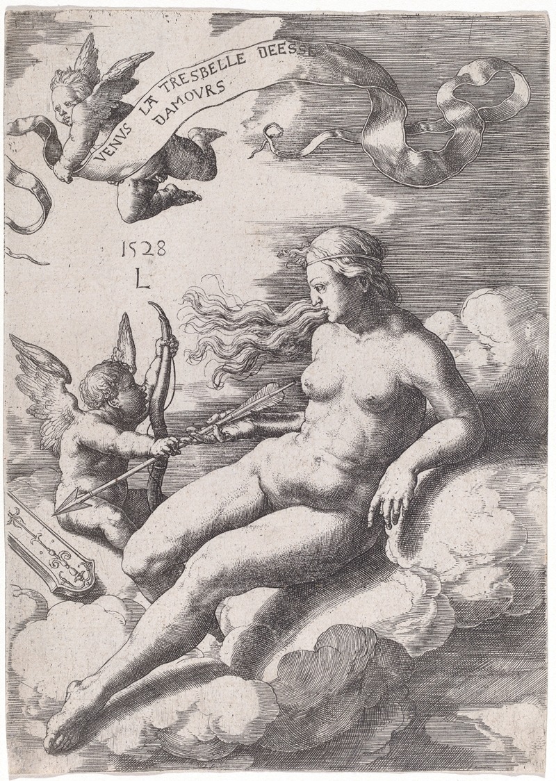Lucas Van Leyden - Venus and Cupid