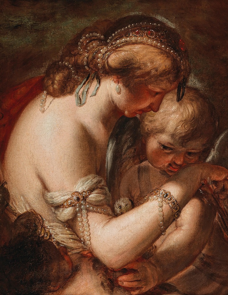 Nicolò Bambini - Venus and Amor with a putto