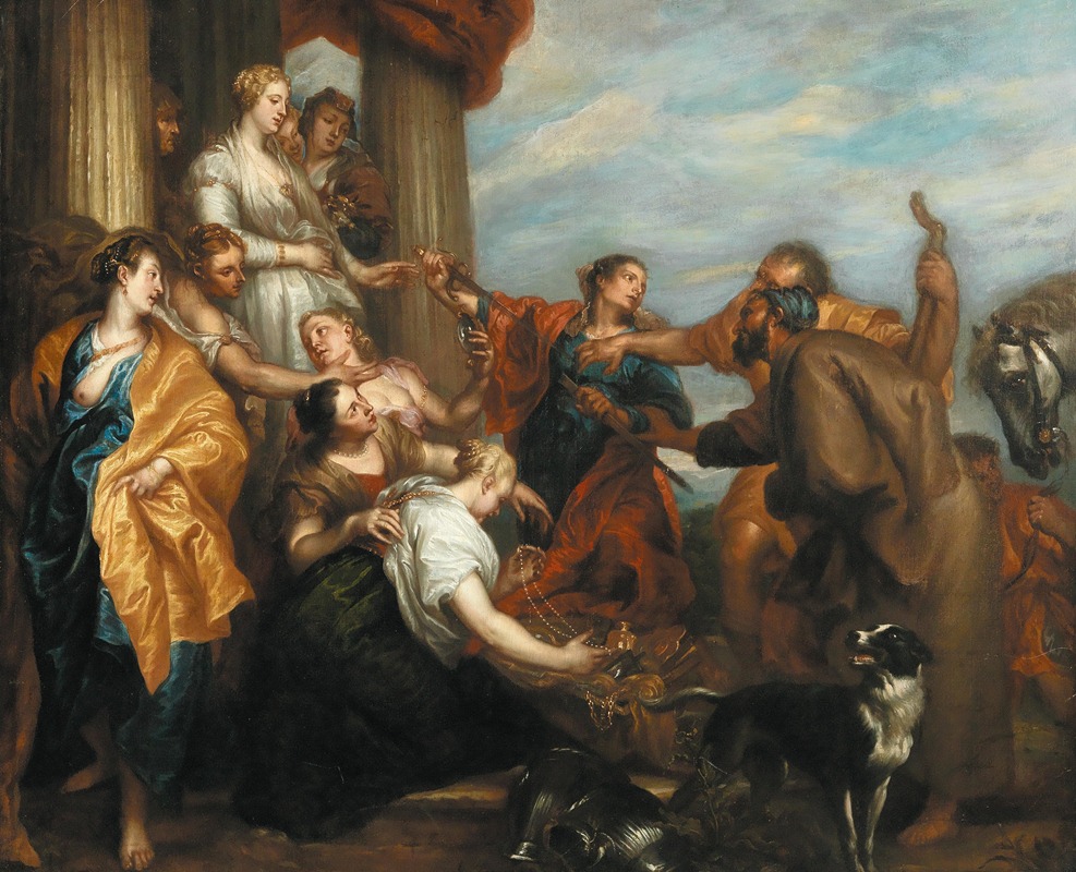Workshop of Anthony van Dyck - Achilles among the daughters of Lycomedes