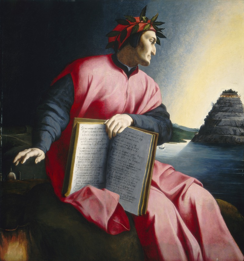 Florentine 16th Century - Allegorical Portrait of Dante