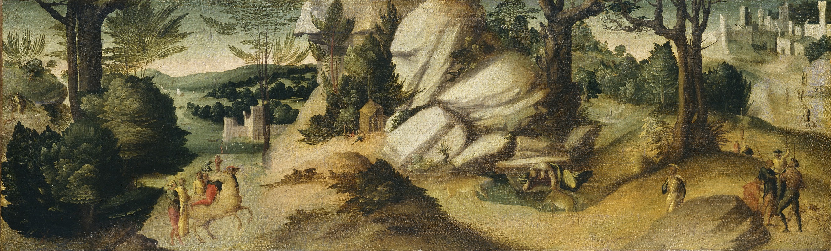 Giovanni Larciani (Master of the Kress Landscapes) - Scenes from a Legend