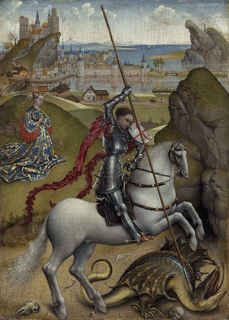 Rogier van der Weyden - Saint George and the Dragon