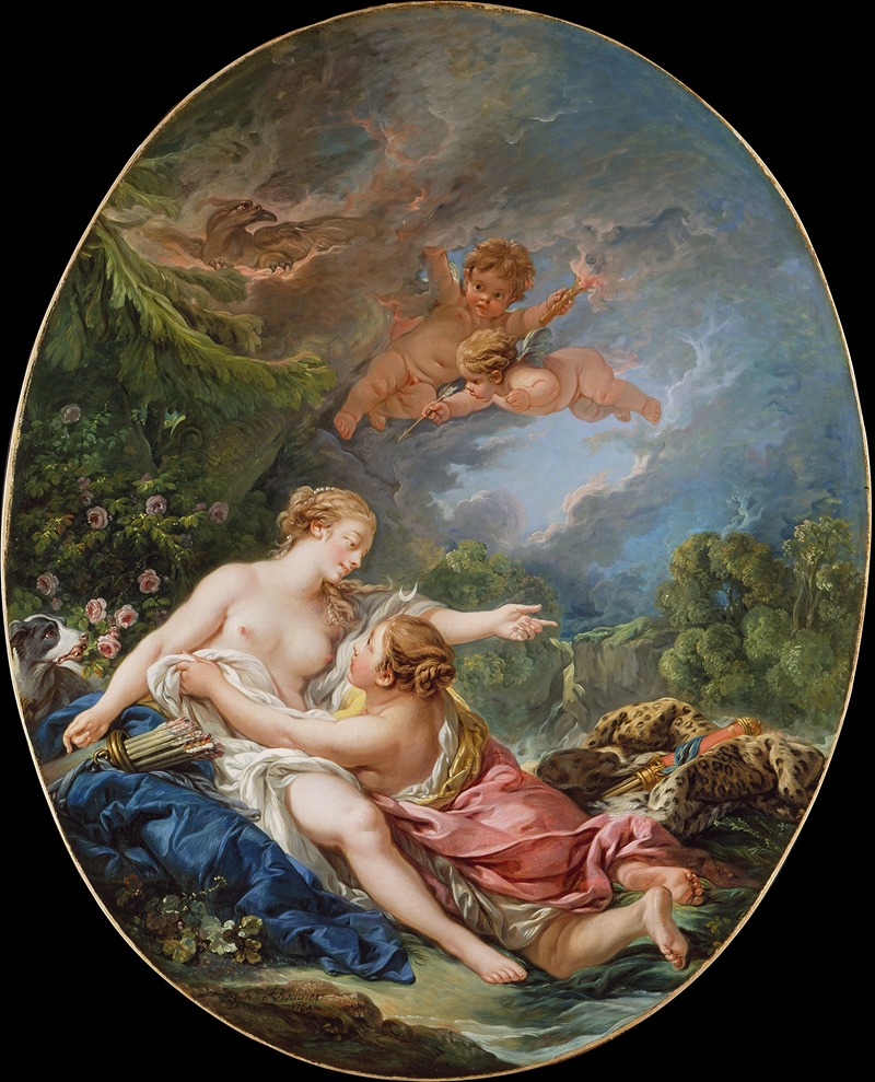 François Boucher - Jupiter and Callisto