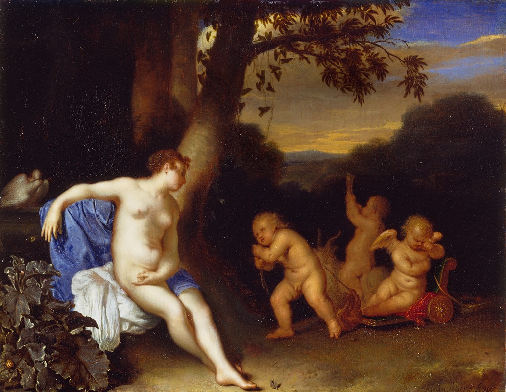 Frans van Mieris the Elder - Venus and Cupid