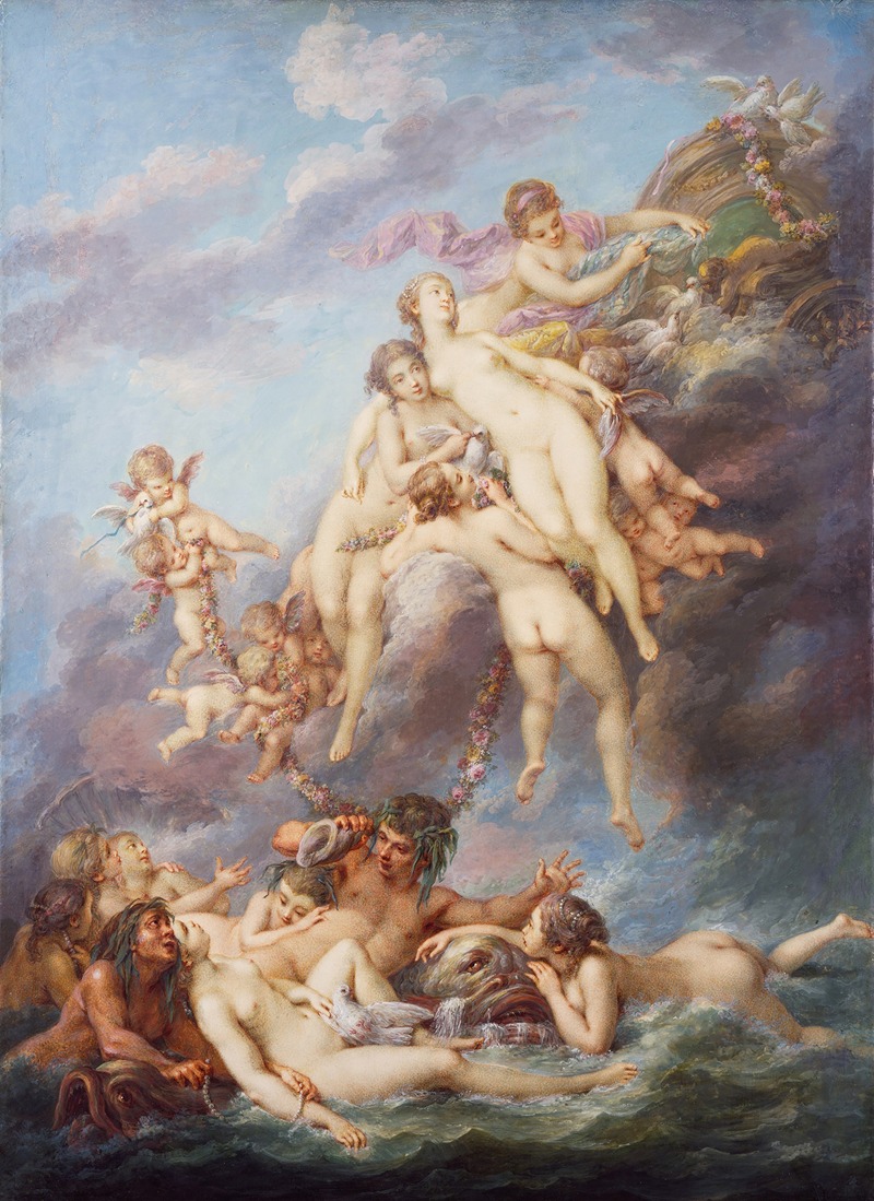 Jacques Charlier - The Birth of Venus (after Boucher)