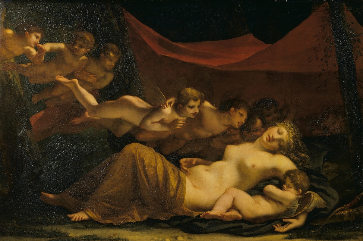 Marie-Françoise-Constance Mayer - The Sleep of Venus (Le sommeil de Vénus)