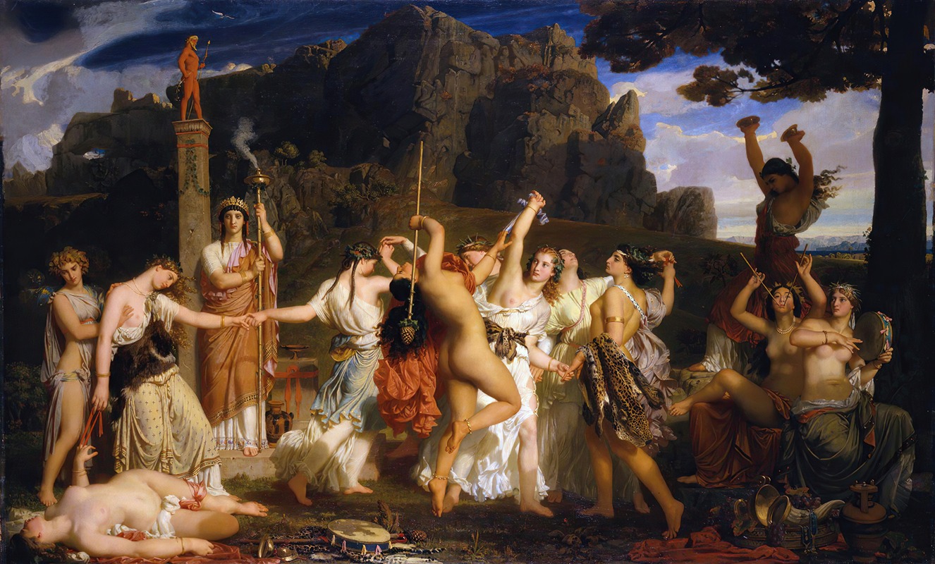Charles Gleyre - The Dance of the Bacchantes