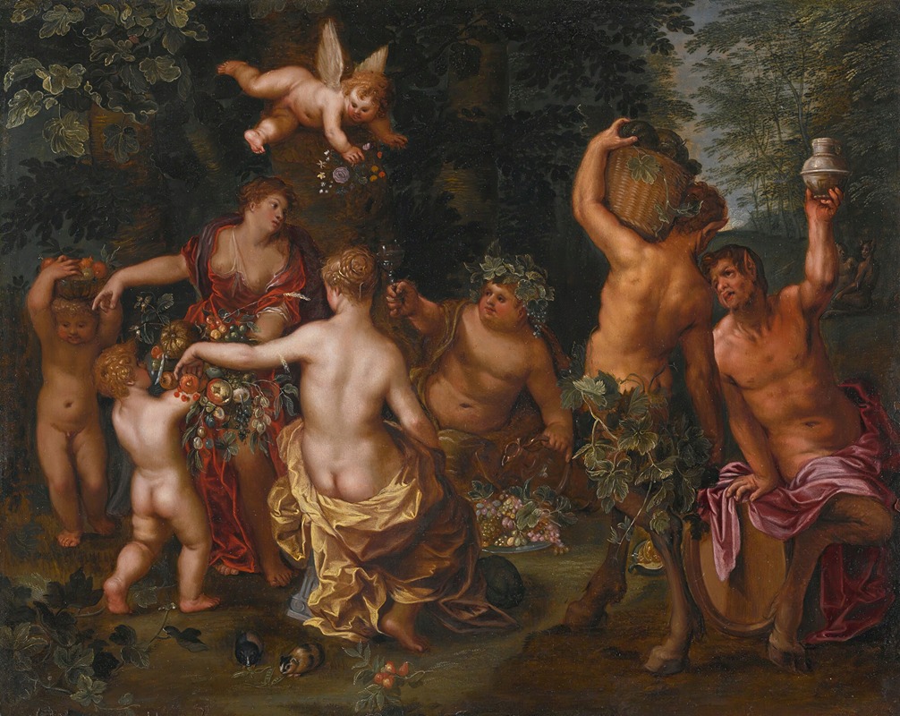 Jan Brueghel the Younger - The Feast Of Bacchus