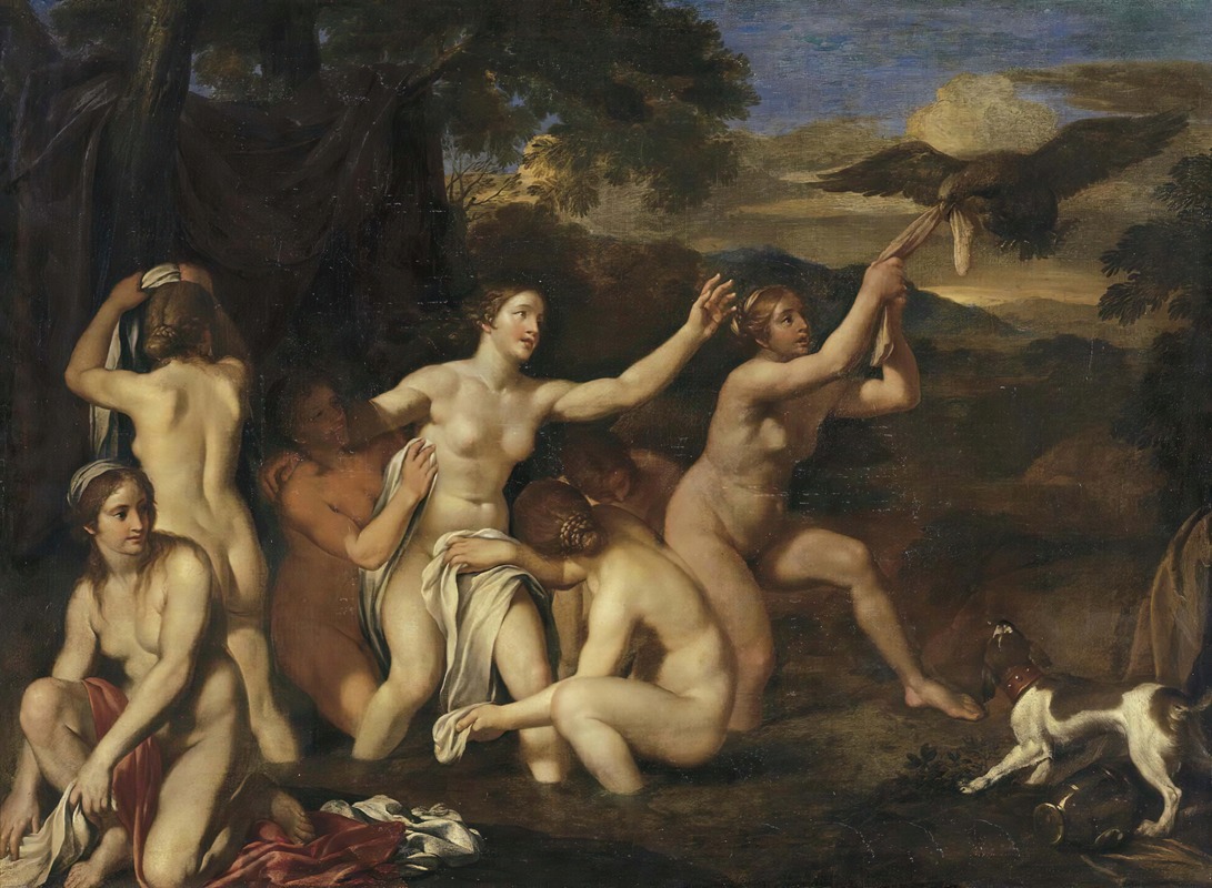 Louis de Boullogne - Diana And Nymphs Bathing