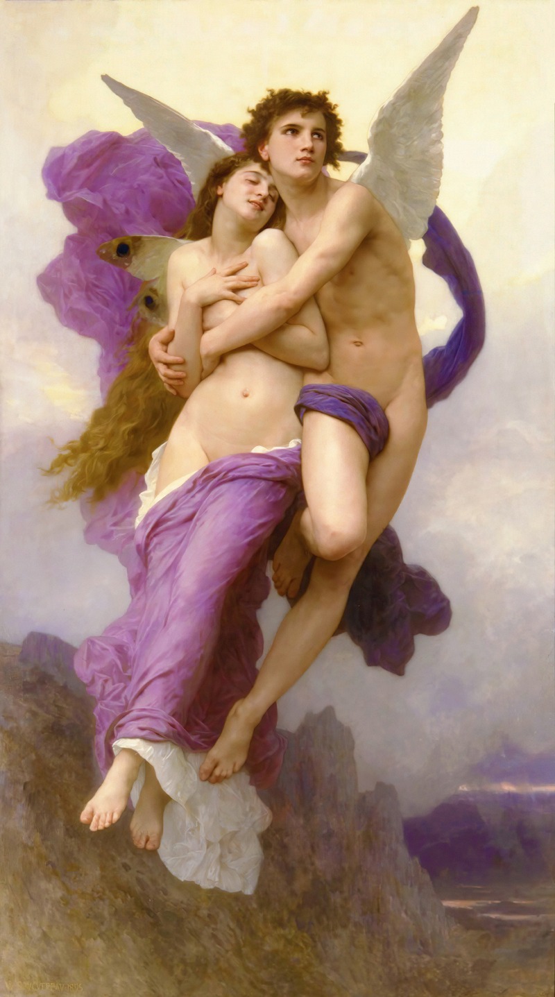 William Bouguereau - The abduction of Psyche