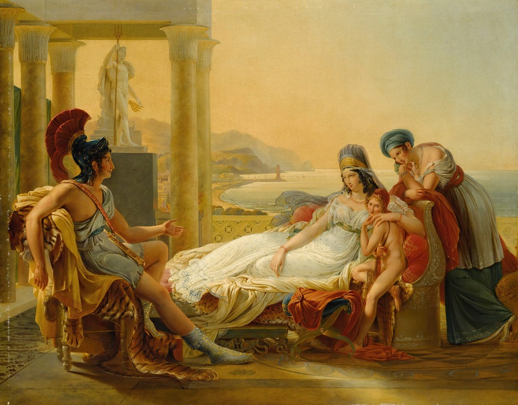 Circle of Pierre-Narcisse Guérin - Aeneas Recounting The Misfortunes Of Troy To Dido