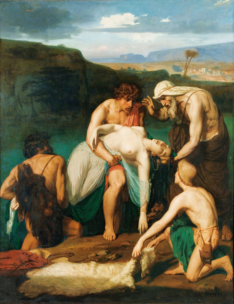 Felix-Henri Giacomotti - Zenobia Found By The Shepherds On The Banks Of The Arax