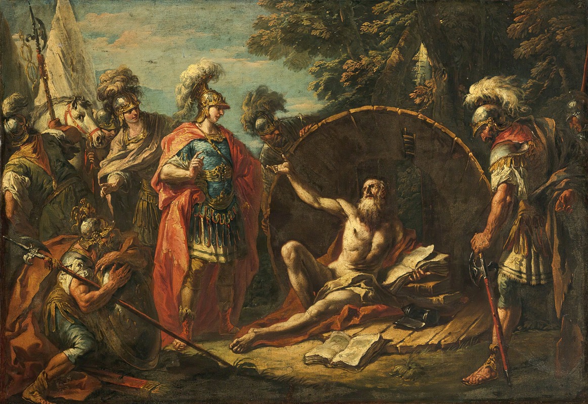 Gaspare Diziani - Alexander And Diogenes