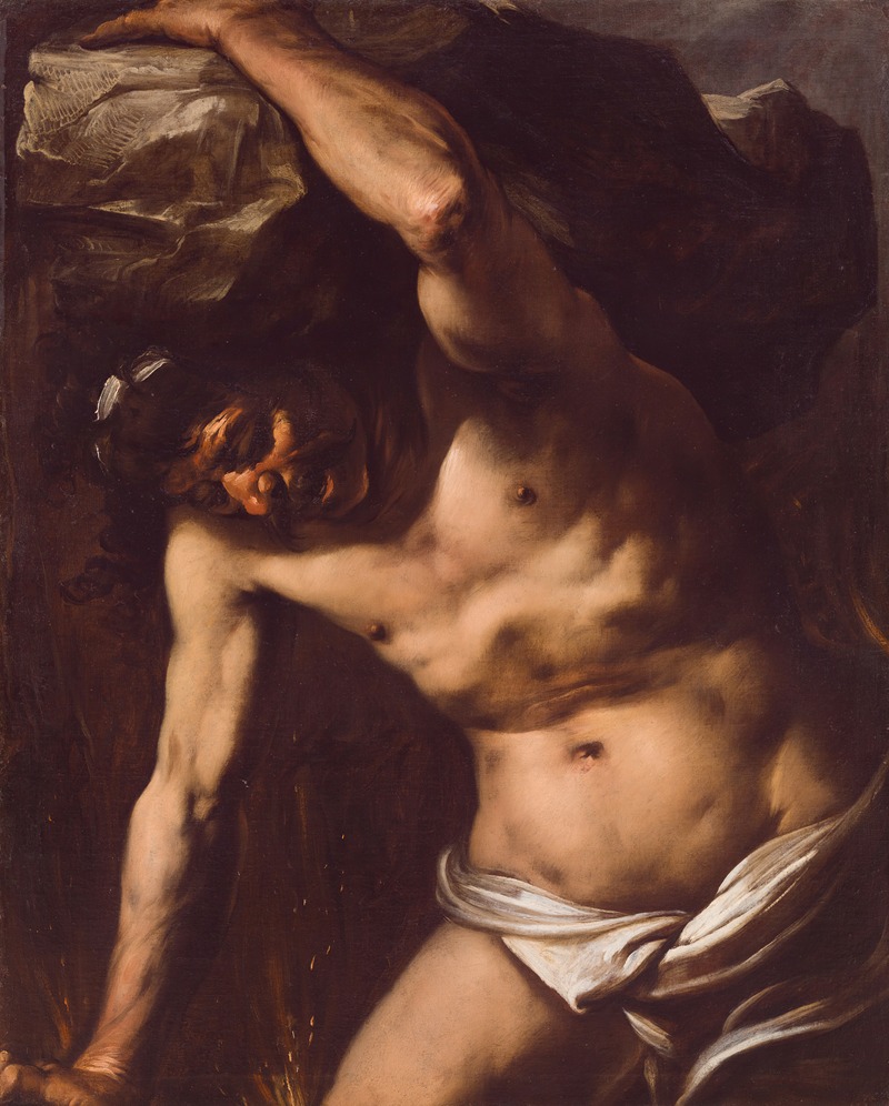 Giovanni Battista Langetti - Sisyphus