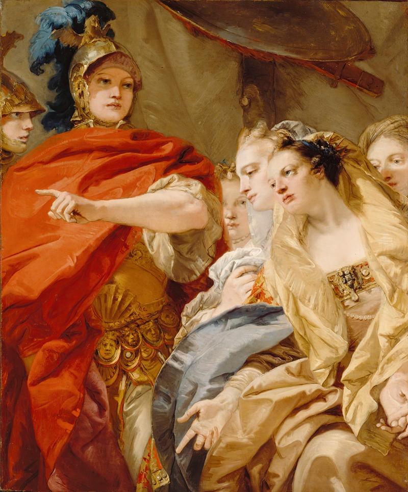 Giovanni Domenico Tiepolo - The Women Of Darius Invoking The Clemency Of Alexander