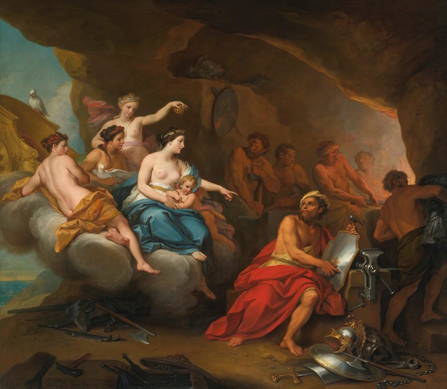 Louis de Boullogne the Younger - Venus In The Forge Of Vulcan