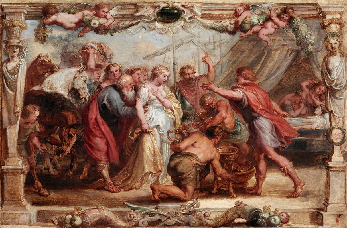 Peter Paul Rubens - Briseis Given Back to Achilles