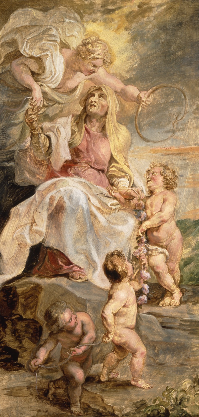 Peter Paul Rubens - Allegory of Eternity, the Succession of the Popes