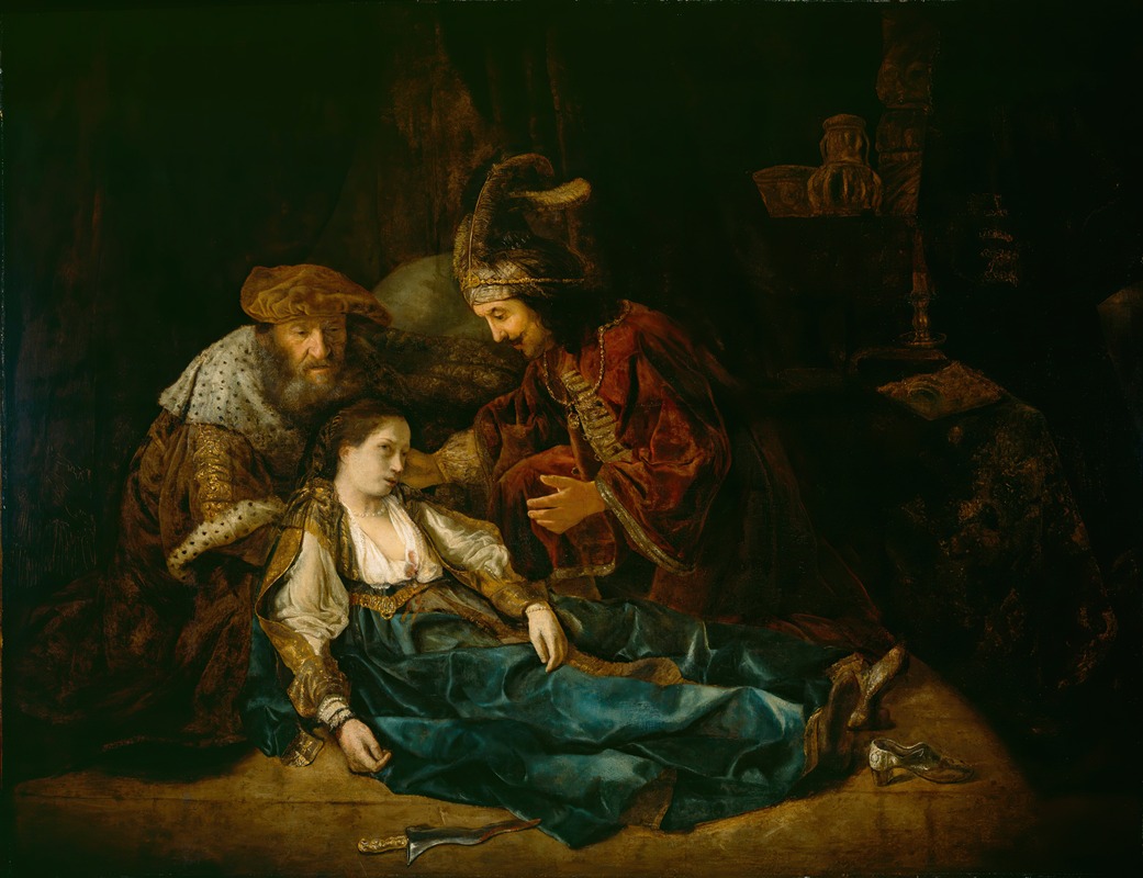 Follower of Rembrandt van Rijn - The Death Of Lucretia