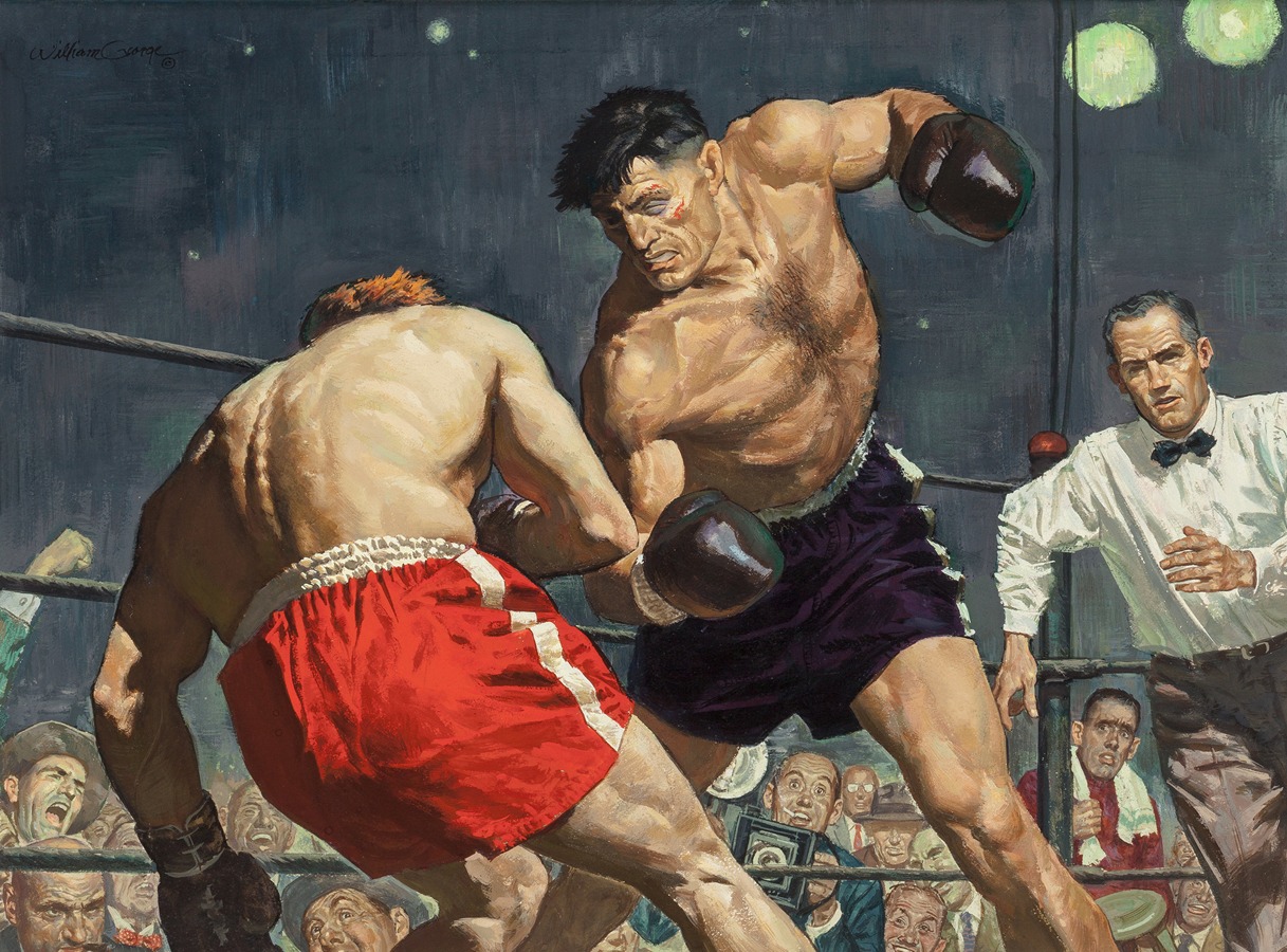 The Boxers by William George - Artvee