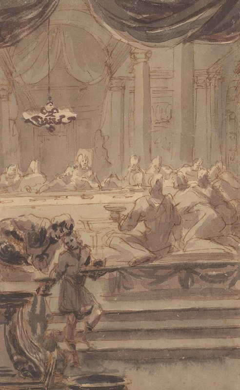 Giovanni Antonio Pellegrini - The Last Supper ca. 1705