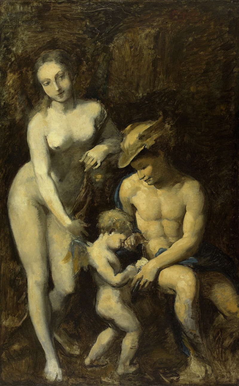 Jean-Baptiste Carpeaux - Mercure, Vénus et l’Amour, d’après Corrège