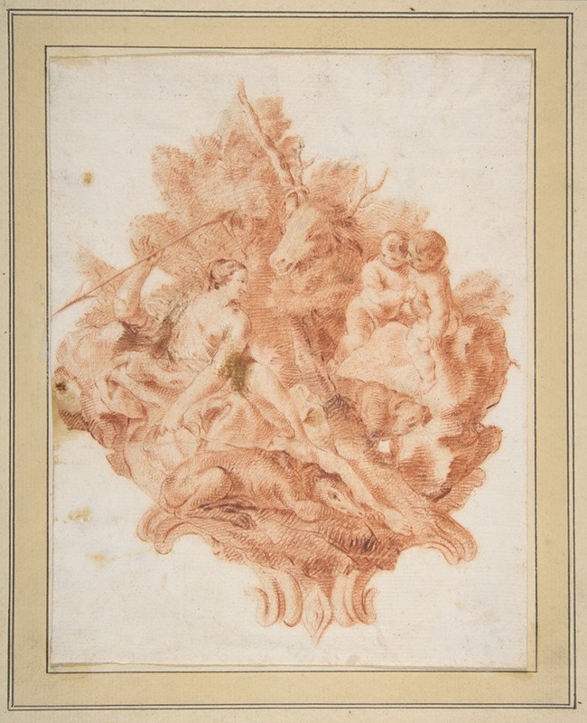 Giovanni Battista Piazzetta - Vignette Illustrating Torquato Tasso’s ‘Gerusalemme Liberata’ (X;78)