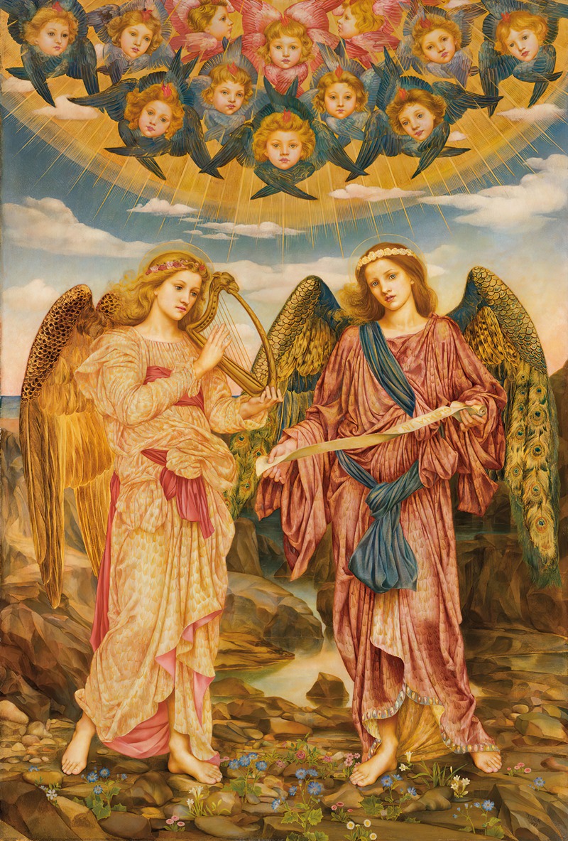 Evelyn De Morgan - Gloria in Excelsis