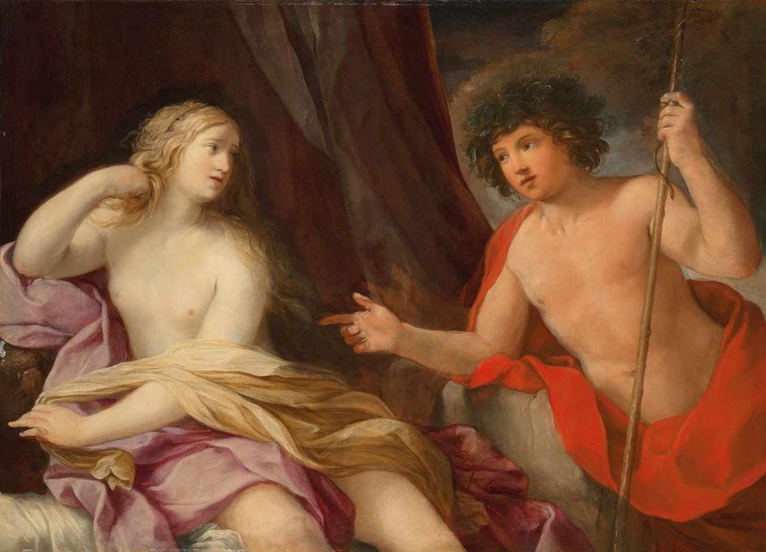 Giovanni Andrea Sirani - Bacchus and Ariadne