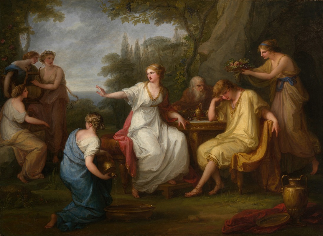 Angelica Kauffmann - The Sorrow of Telemachus
