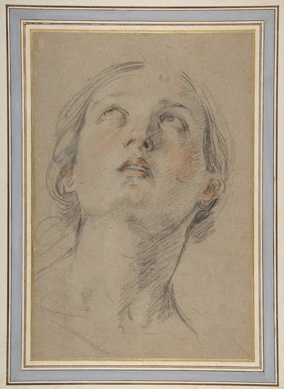 Guido Reni - The Head of a Woman Looking Up (Judith)