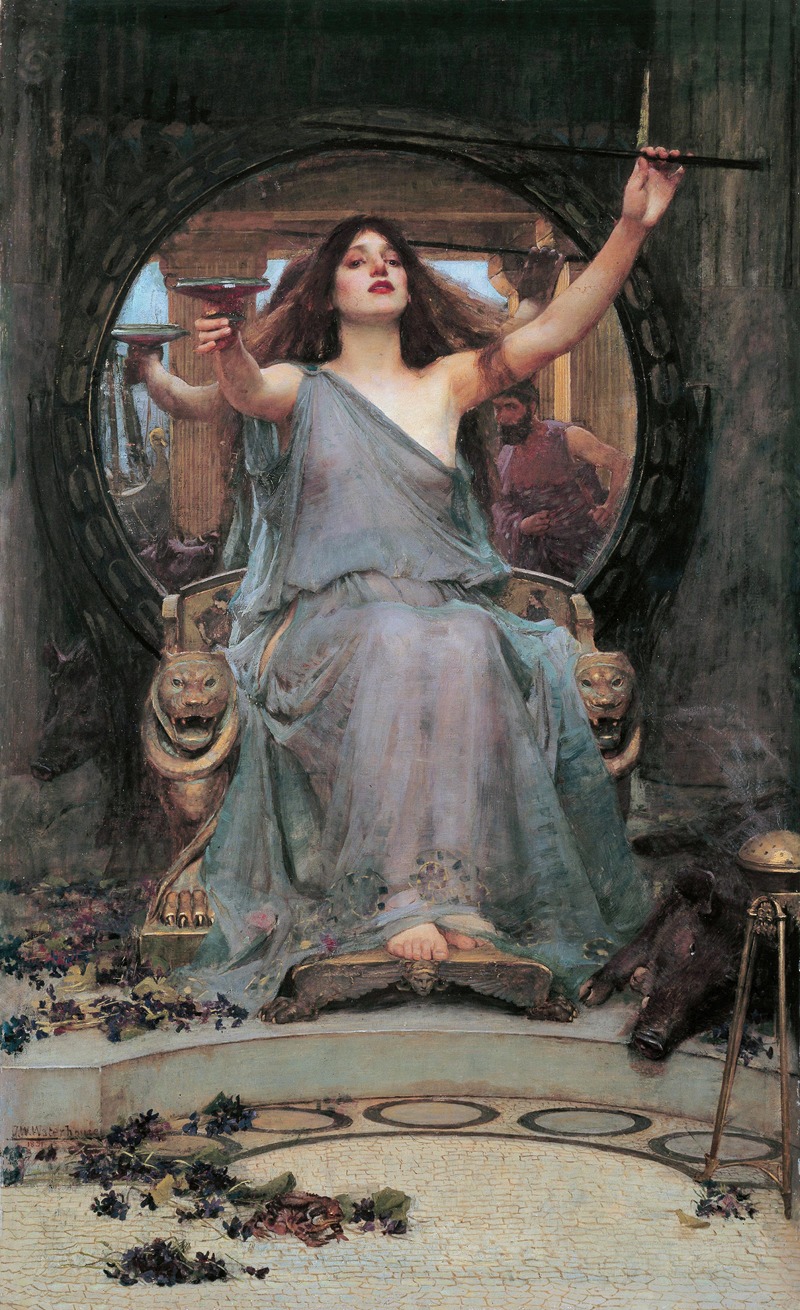 John William Waterhouse - Circe Offering the Cup to Odysseus