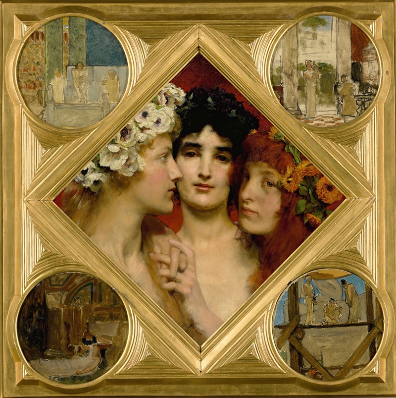 Lawrence Alma-Tadema - The three graces