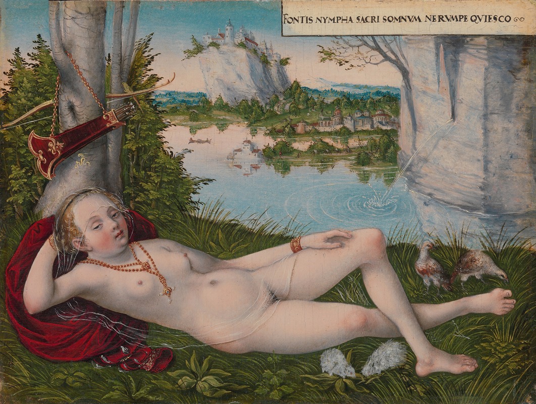 Lucas Cranach the Younger - Nymph of the Spring