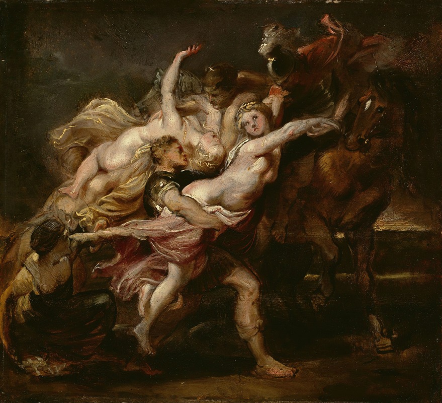 Peter Paul Rubens - The Rape of the Daughters of Levkippos